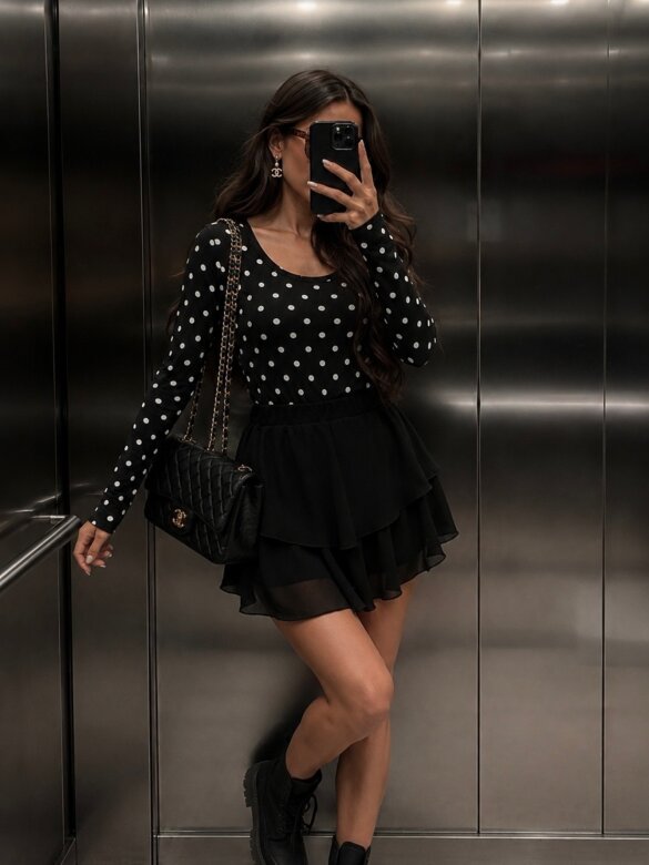 Skirt-skorts Leonissa black