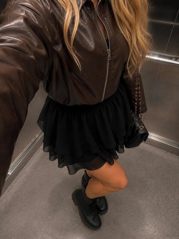 Skirt-skorts Leonissa black