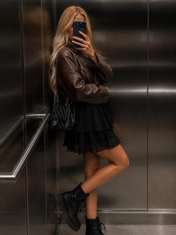 Skirt-skorts Leonissa black