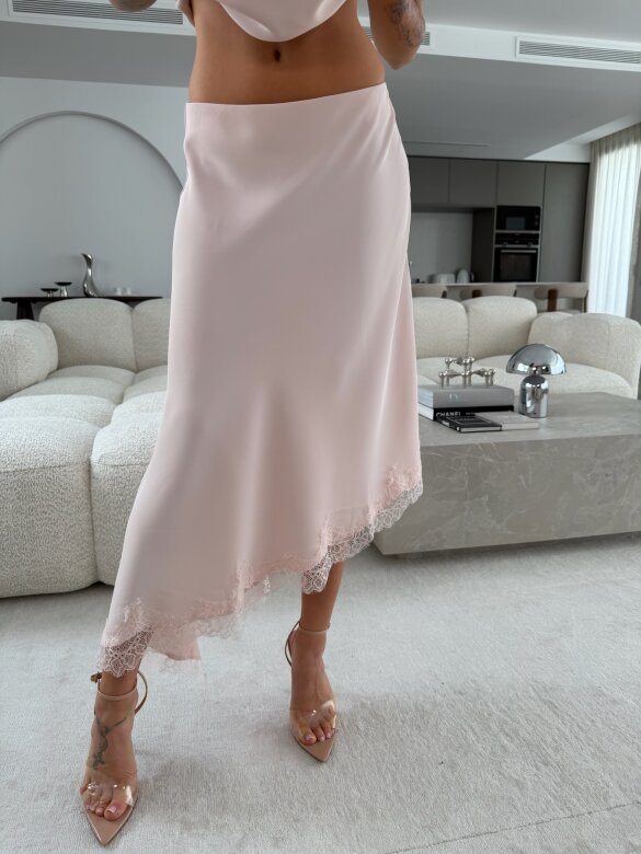 Spódnica Nelsi pudrowa 