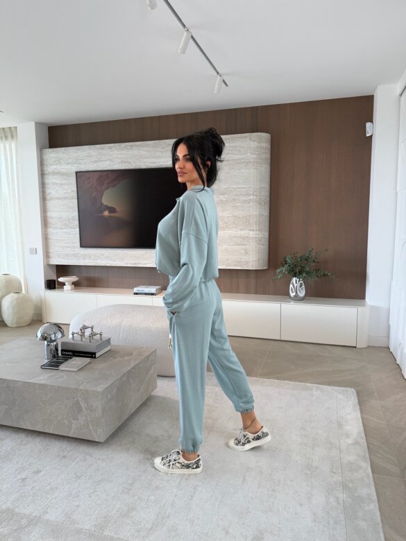 Komplet 2w1 Mistic dresowy turkusowy 