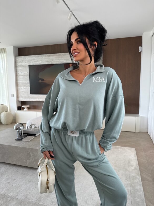 Komplet 2w1 Mistic dresowy turkusowy 