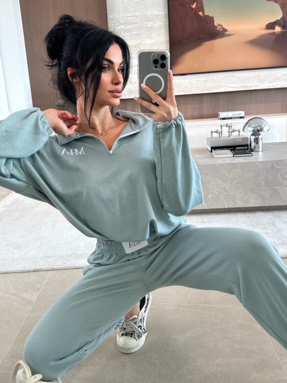 Komplet 2w1 Mistic dresowy turkusowy 