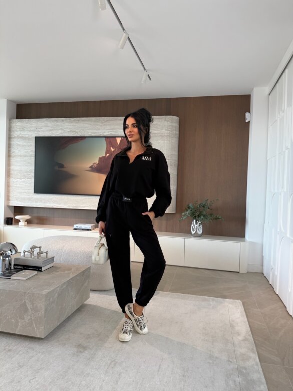 Komplet 2w1 Mistic dresowy czarny 