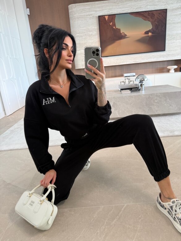 Komplet 2w1 Mistic dresowy czarny 