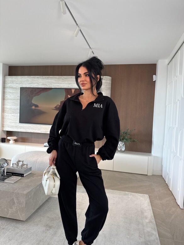 Komplet 2w1 Mistic dresowy czarny 