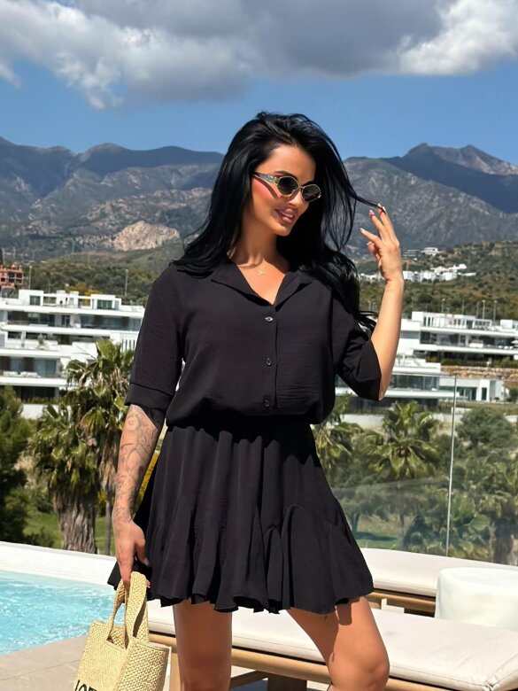 Komplet 2w1 Ravello czarny