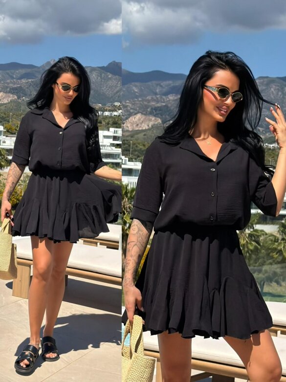 Komplet 2w1 Ravello czarny