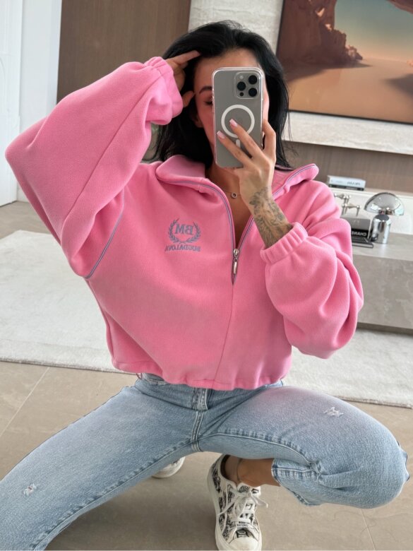 Bluza Lumine polarowa różowa