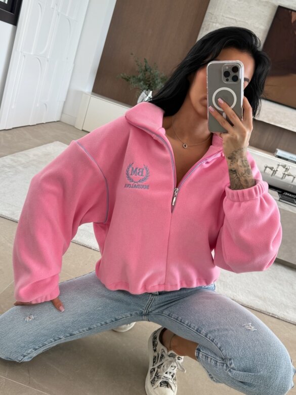 Bluza Lumine polarowa różowa