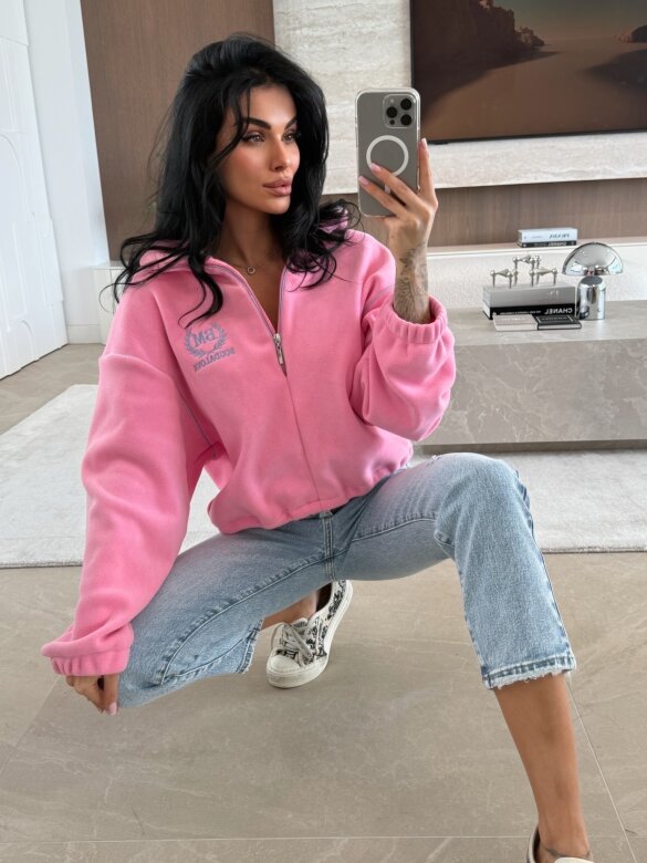 Bluza Lumine polarowa różowa