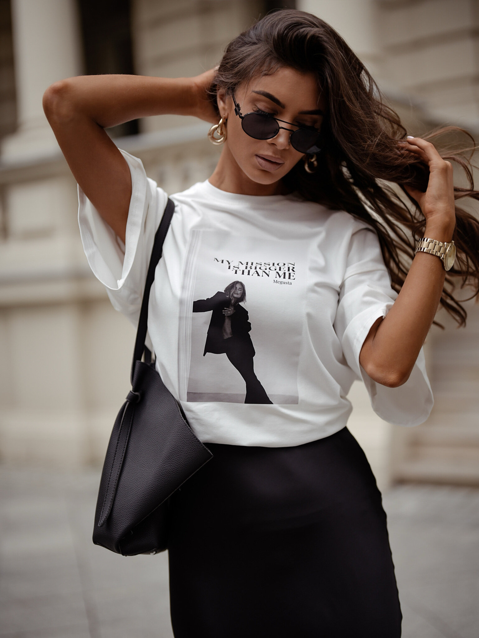 T-shirt My Mission biały 