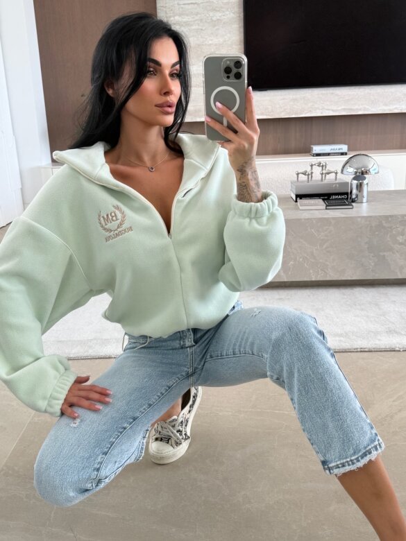 Bluza Lumine polarowa pistacjowa 