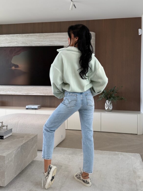 Bluza Lumine polarowa pistacjowa 