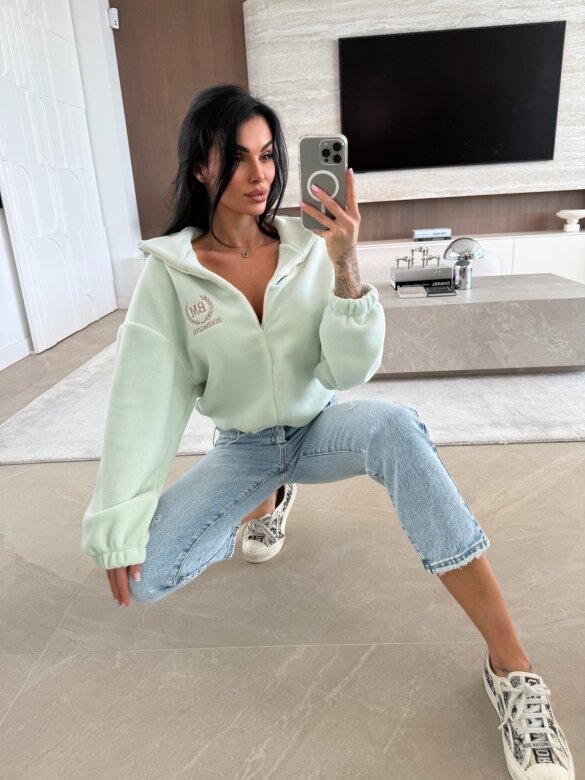 Bluza Lumine polarowa pistacjowa 