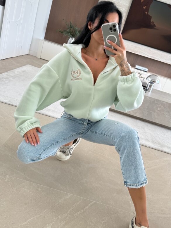 Bluza Lumine polarowa pistacjowa 