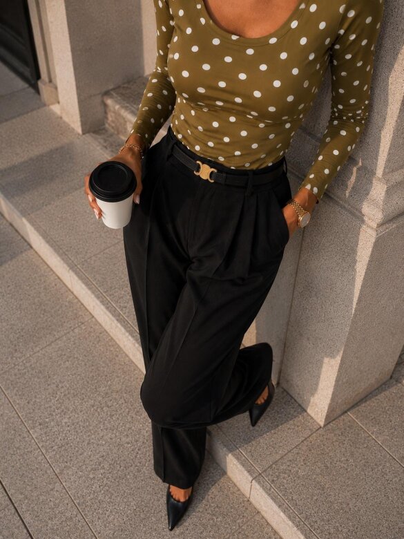 Blouse Marielle white-black