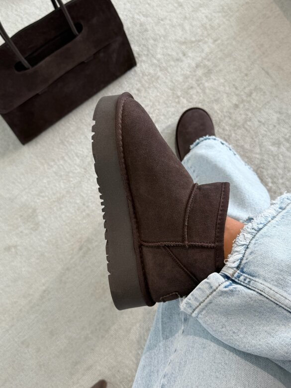 Ankle boots Accardi on the platform chocolate
