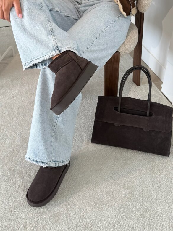 Ankle boots Accardi on the platform chocolate