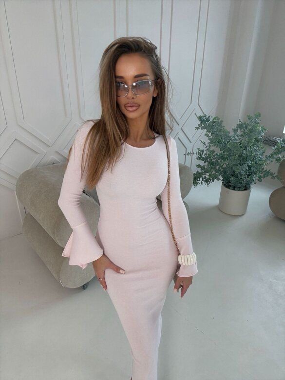 Sukienka Lucce pudrowa 