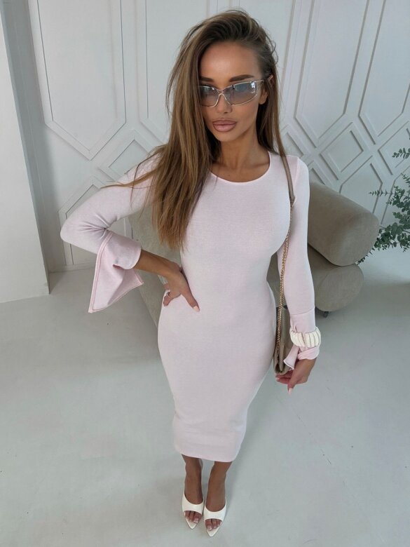 Sukienka Lucce pudrowa 