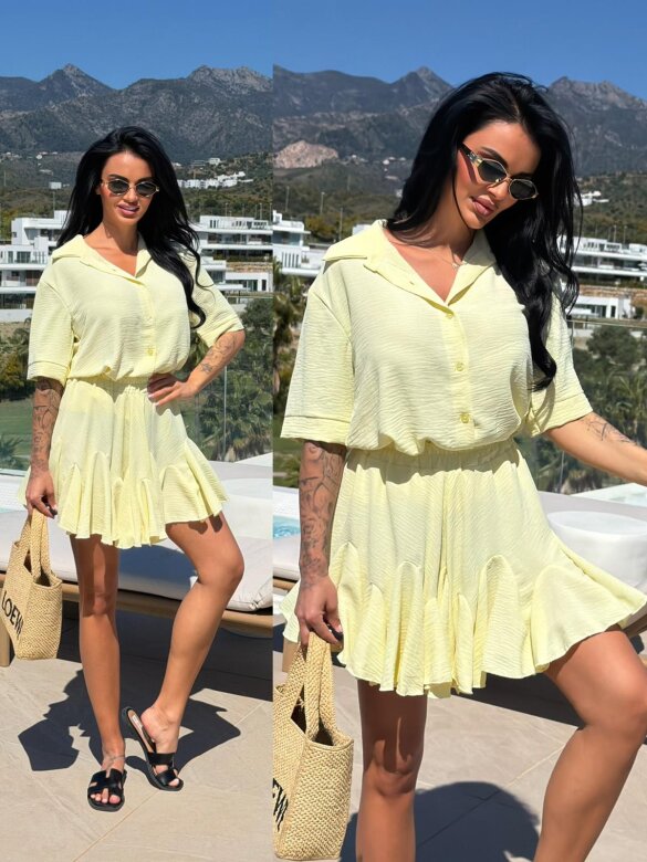 Komplet 2w1 Ravello butter yellow