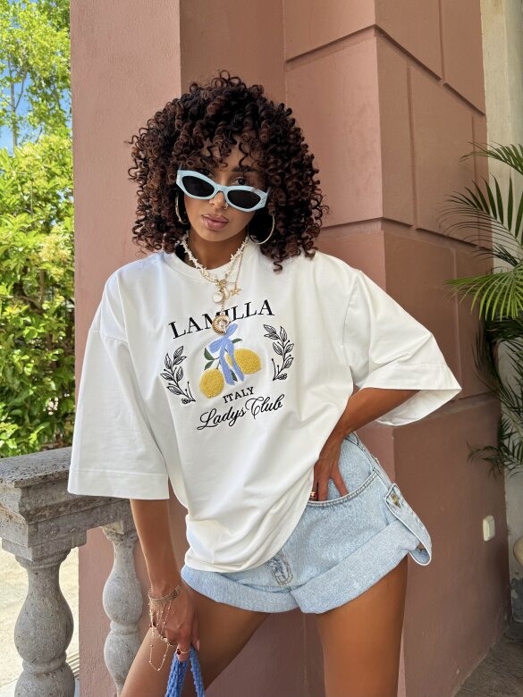 T-shirt Italy Lemon white