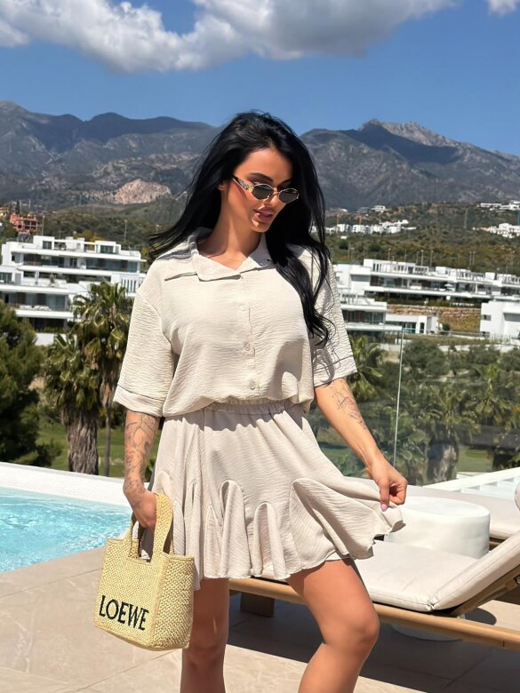 Komplet 2w1 Ravello jasnobeżowy 