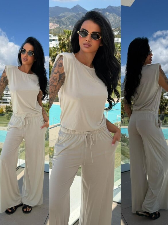 Komplet 2w1 Taleno II jasnobeżowy 