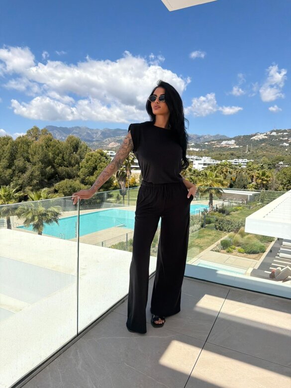 Komplet 2w1 Taleno II czarny 