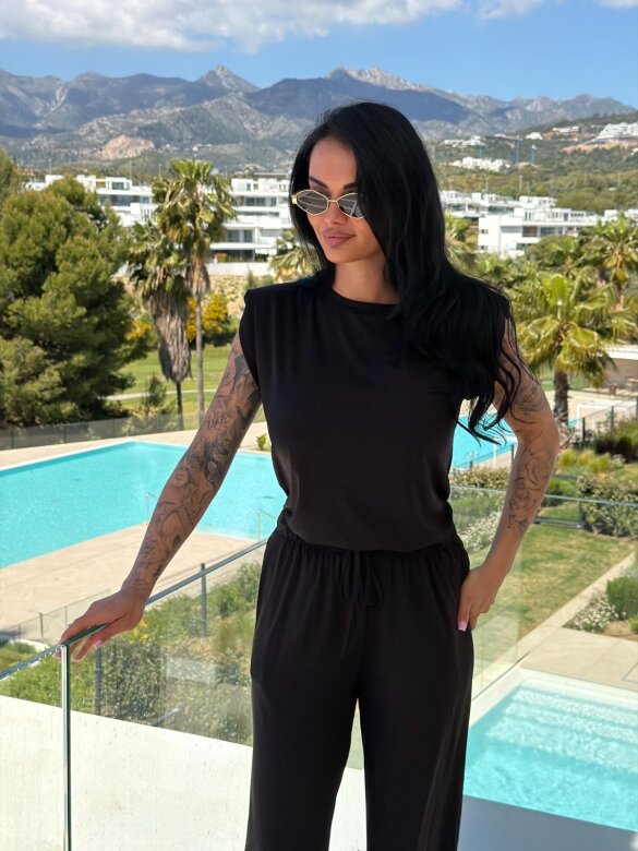 Komplet 2w1 Taleno II czarny 