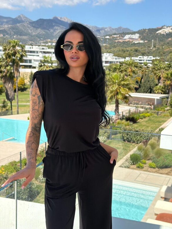 Komplet 2w1 Taleno II czarny 