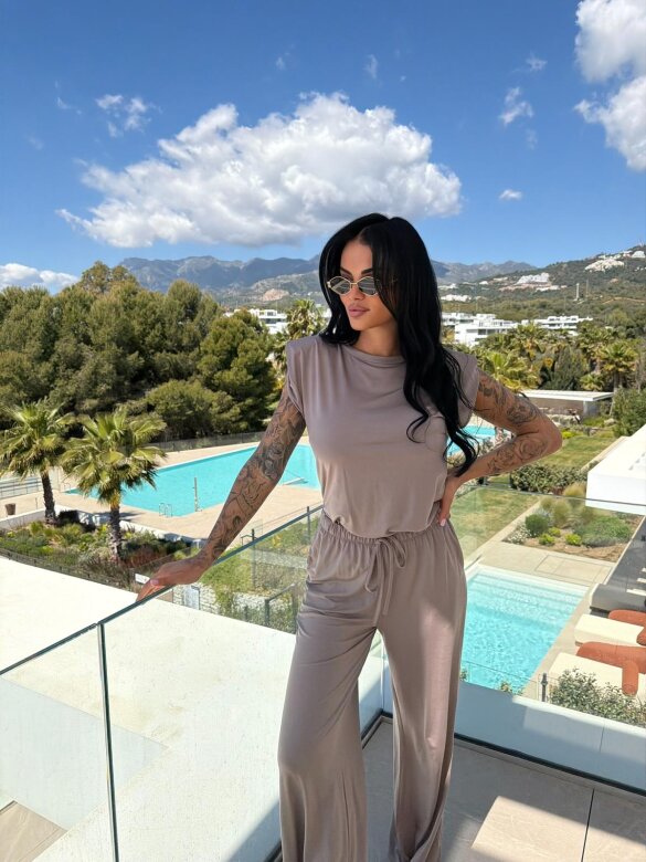 Komplet 2w1 Taleno II mocca 