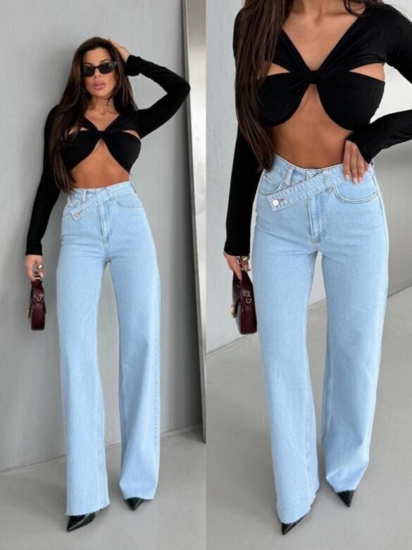 Trousers Clifton jeans light blue