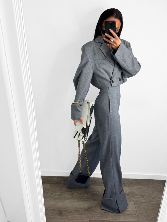 Spodnie Micharel elegant szare 