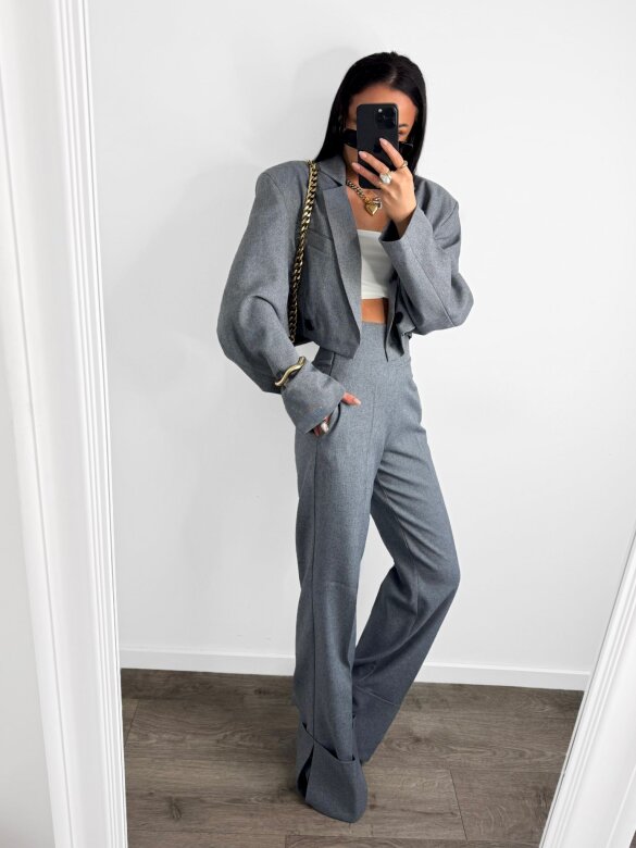 Spodnie Micharel elegant szare 