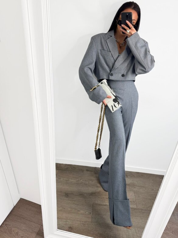 Spodnie Micharel elegant szare 