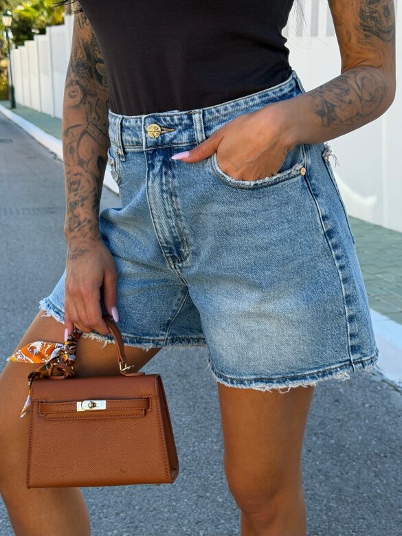 Szorty Soreno jeans ciemnoniebieskie 