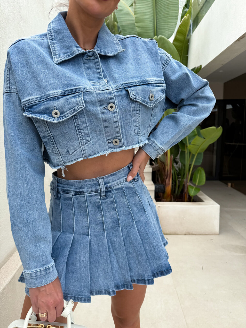 Komplet 2w1 Crosby jeans niebieski