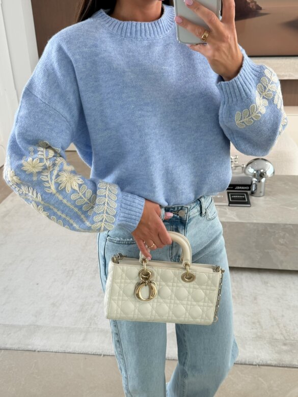 Sweter Clave niebieski