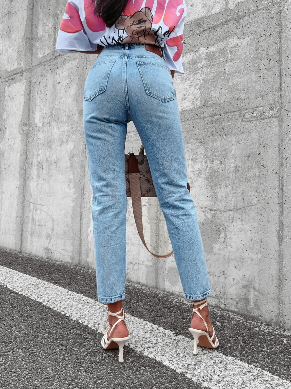 Spodnie Vertis jeans jasnoniebieskie