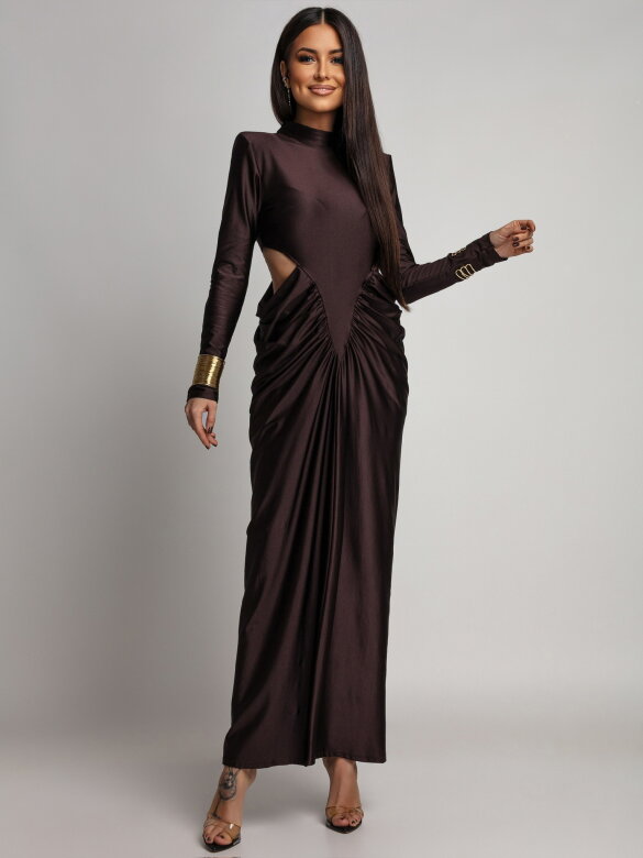 Sukienka Sarina czekoladowa