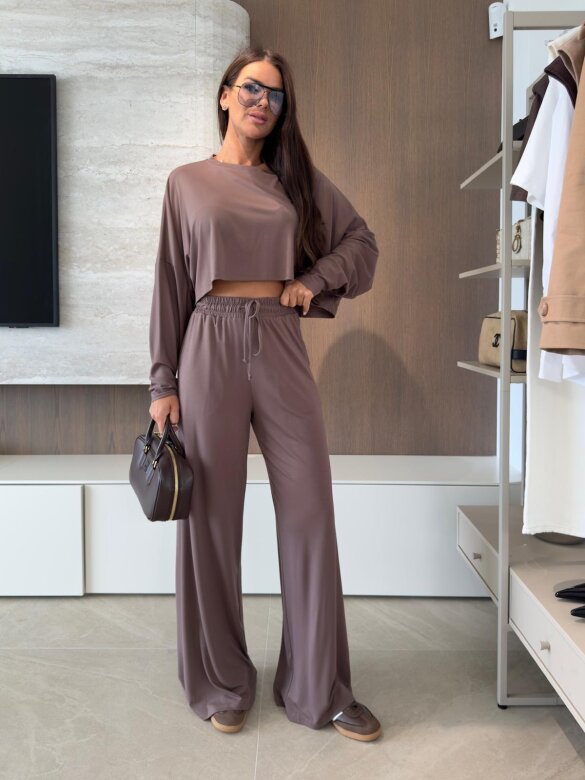 Set 2in1 Oleo viscose mocca 