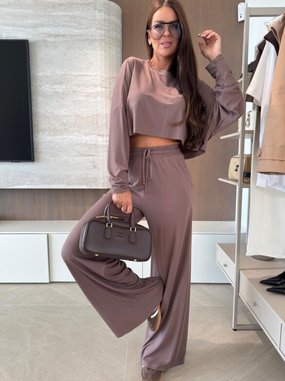 Set 2in1 Oleo viscose mocca 