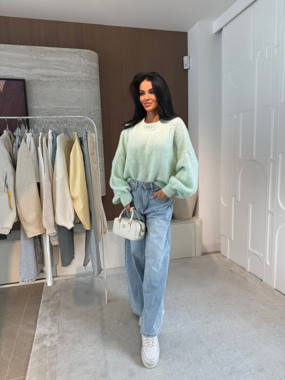 Sweter Bellissimo miętowy
