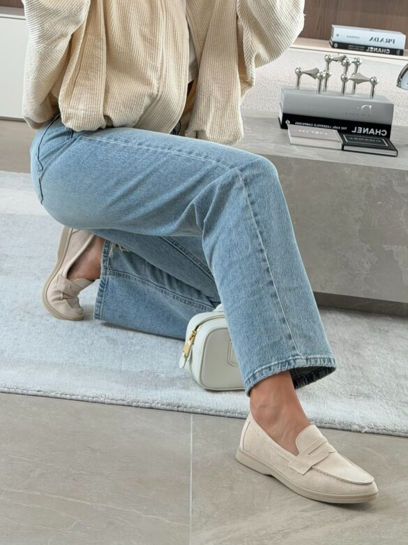 Spodnie Velore jeans jasnoniebieskie