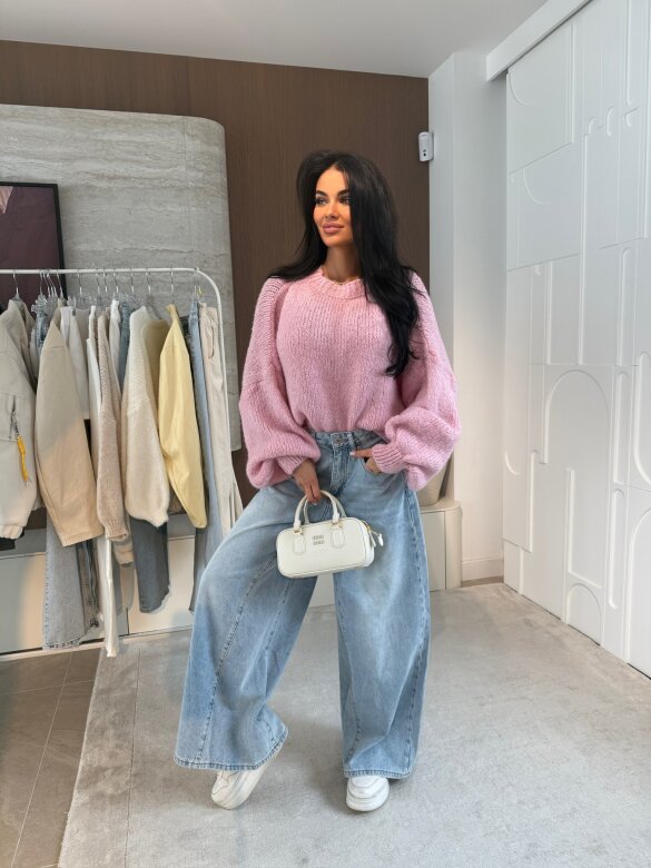 Sweter Bellissimo pudrowy