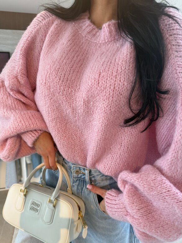 Sweter Bellissimo pudrowy