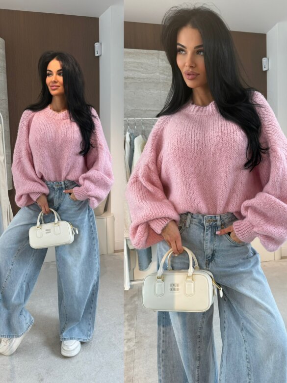 Sweter Bellissimo pudrowy