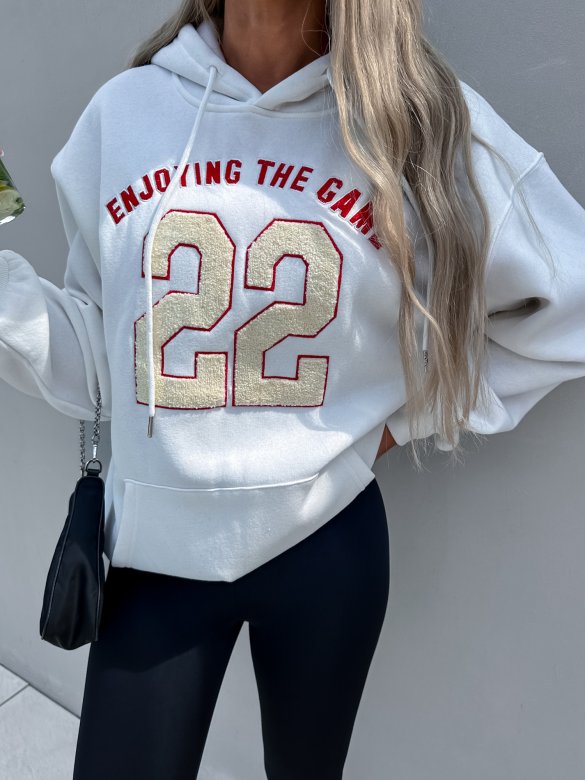 Bluza Enjoy The Game biała
